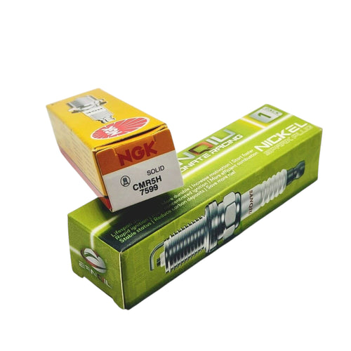 BANQIU Cambodia Co.,Ltd. CMR5H 火花塞，适用于 GX25、GX35 和 GX50 割草机引擎，配有绿色和黄色包装盒